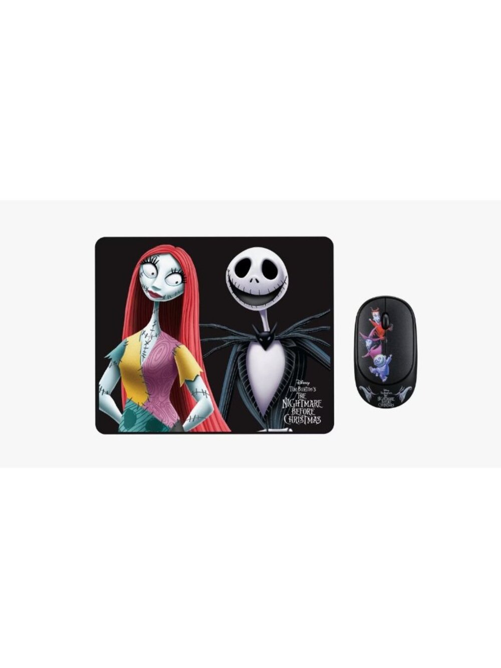 Disney The Nightmare Before Christmas Wireless Mouse & Mousepad Bundle Silent Cl
